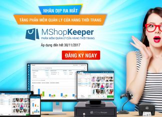 Miễn phí Phần mềm quản lý MShopKeeper cho các chủ shop thời trang