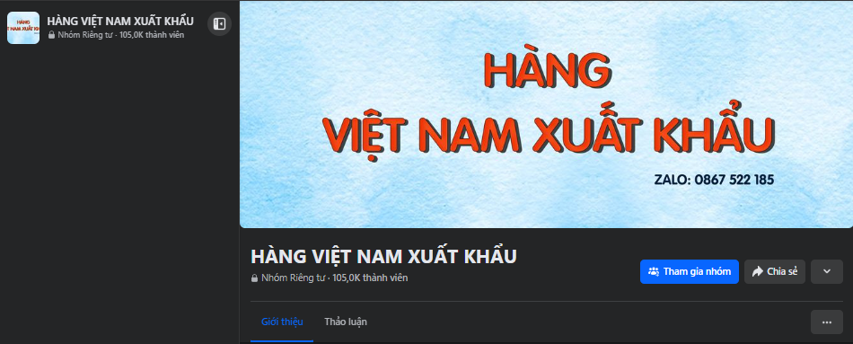 Group Hàng Việt Nam xuất khẩu