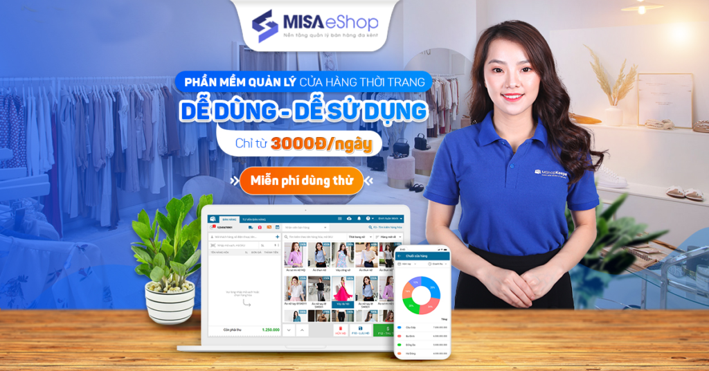 phần mềm quản lý bán hàng đa kênh MISA eShop