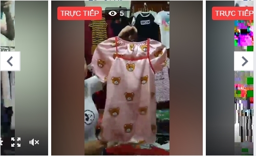 livestream bán quần áo trẻ em 