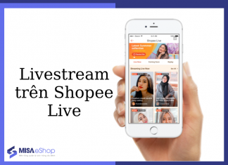cv livestream trên Shopee Live