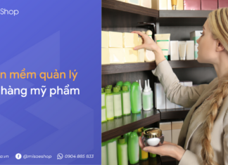 Phần mềm quản lý cửa hàng mỹ phẩm MISA eShop